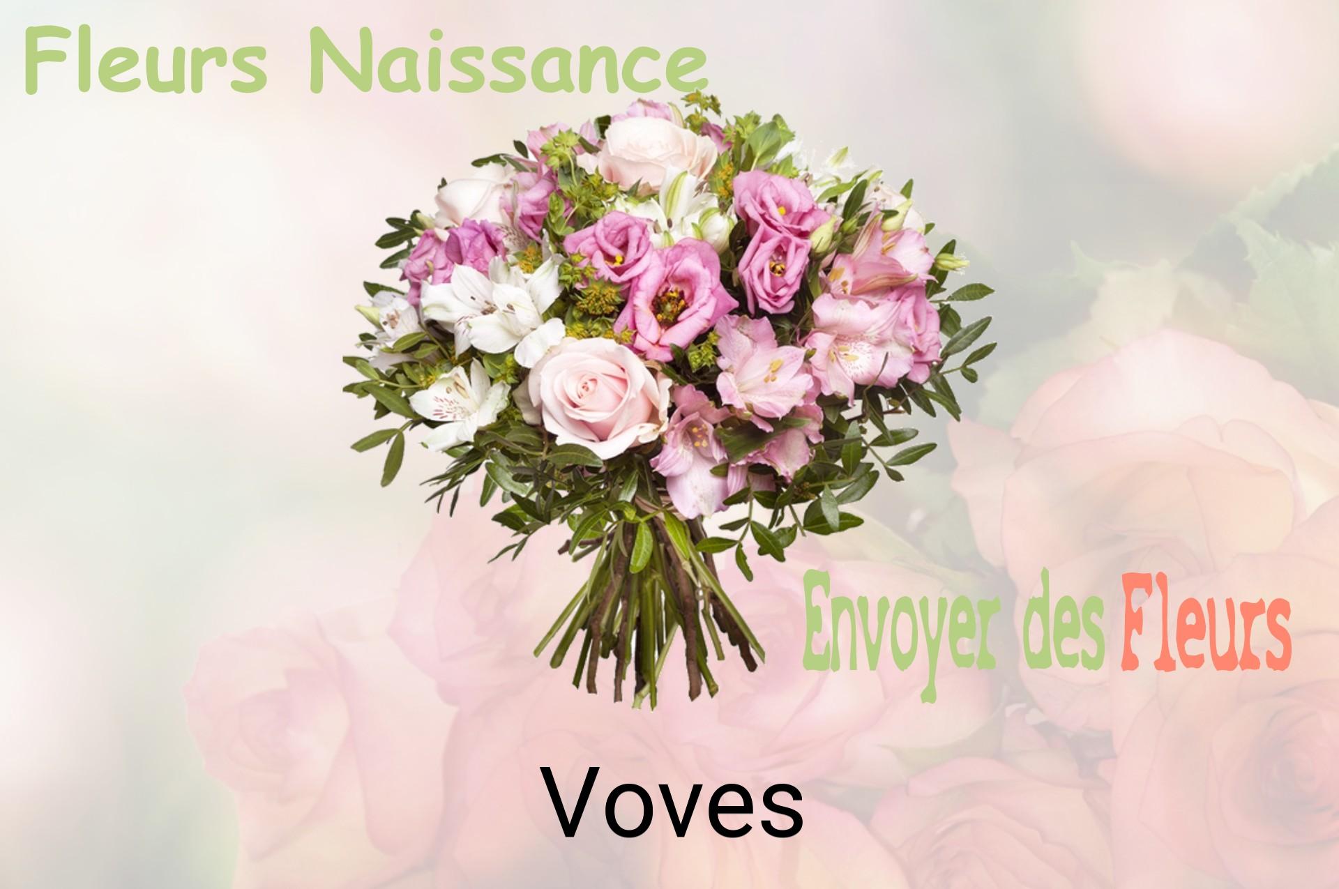 Bouquet de fleurs de naissance livré à Voves